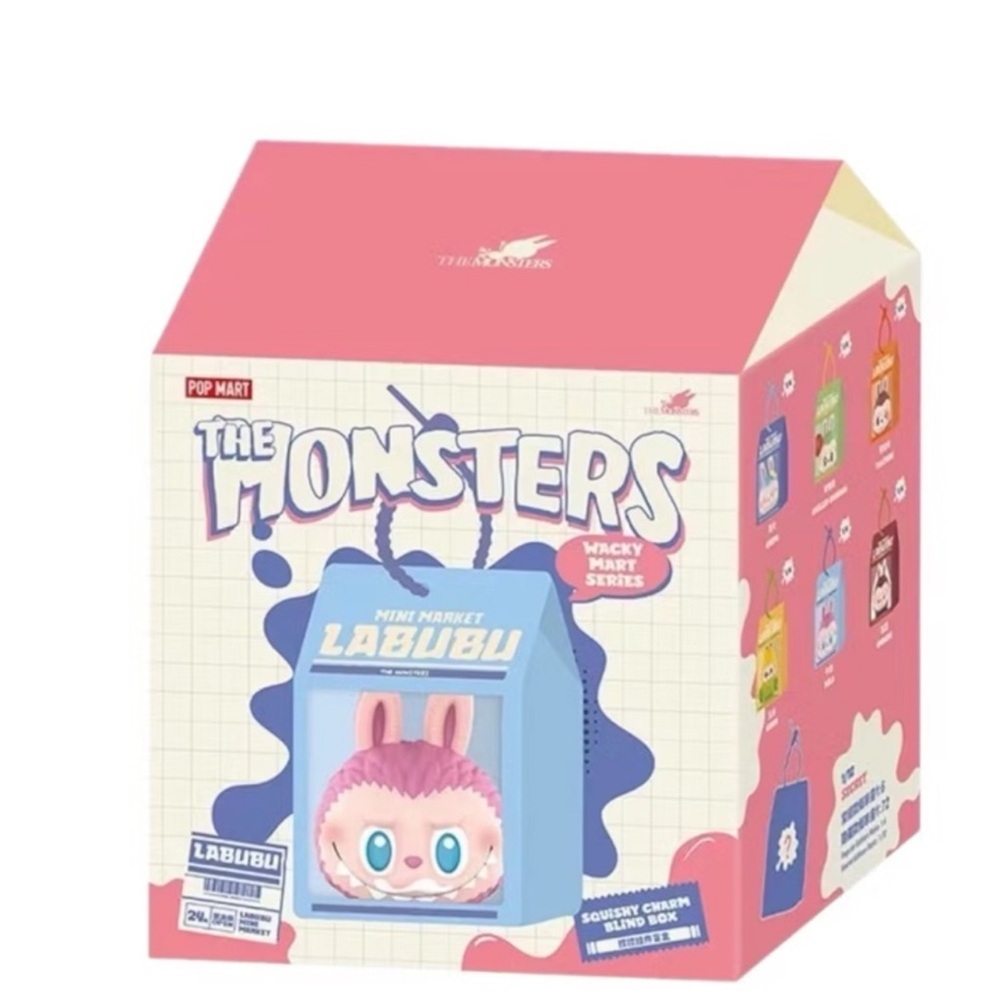 POP MART Monsters Wacky Mart Squishy Charm - Blind Box
